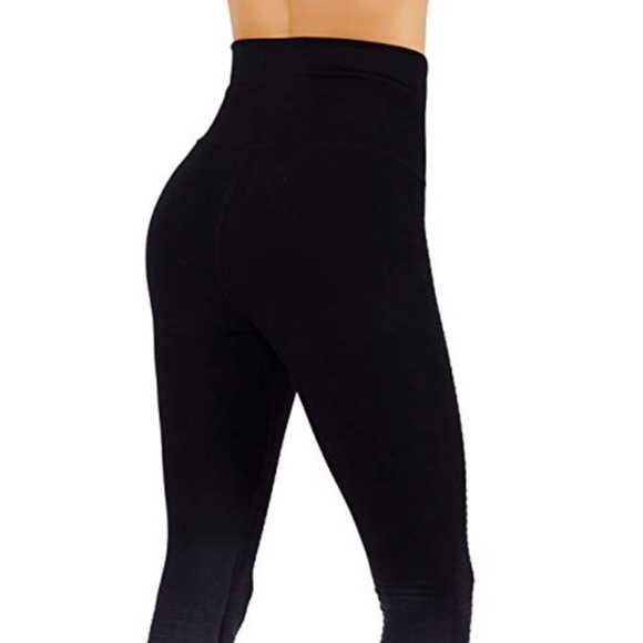 High compression  workout legings ombre high waist - Picture 2 of 3